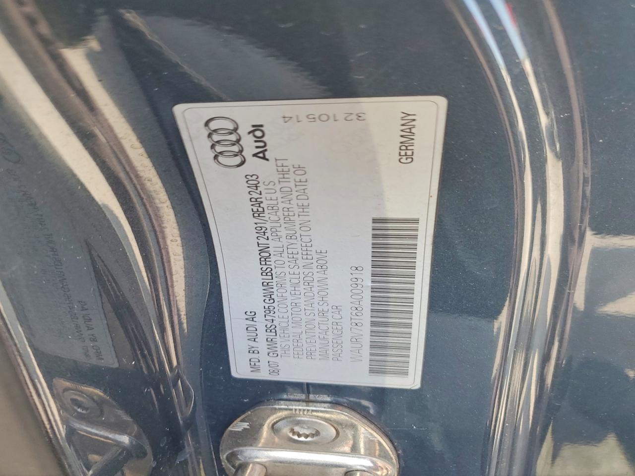 2008 Audi S5 Quattro