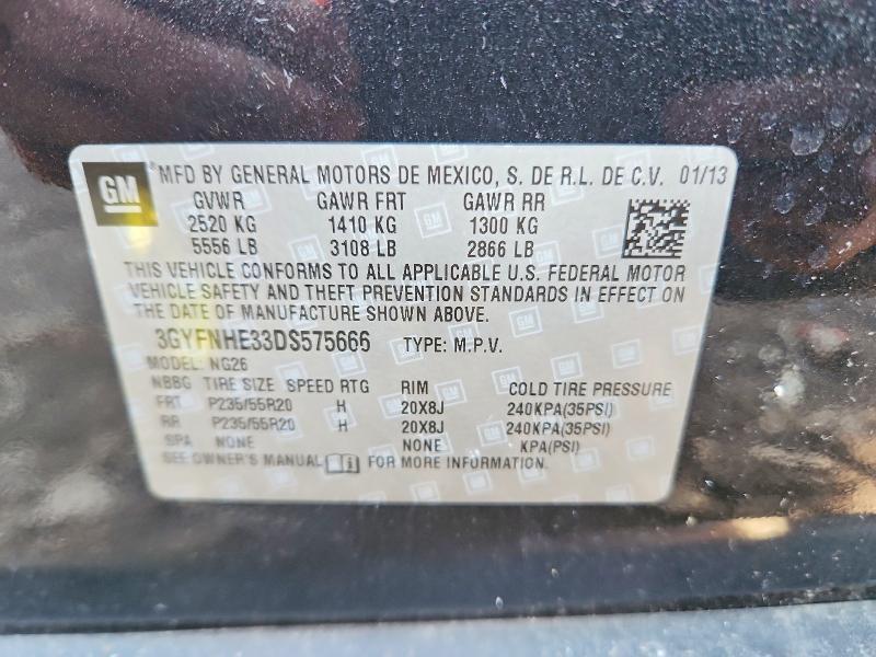 2013 Cadillac Srx Performance Collection