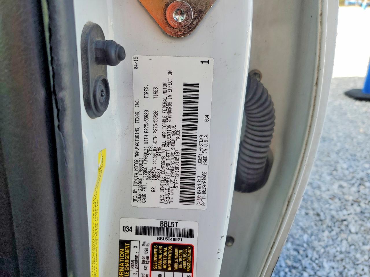 2015 Toyota Tundra Limited