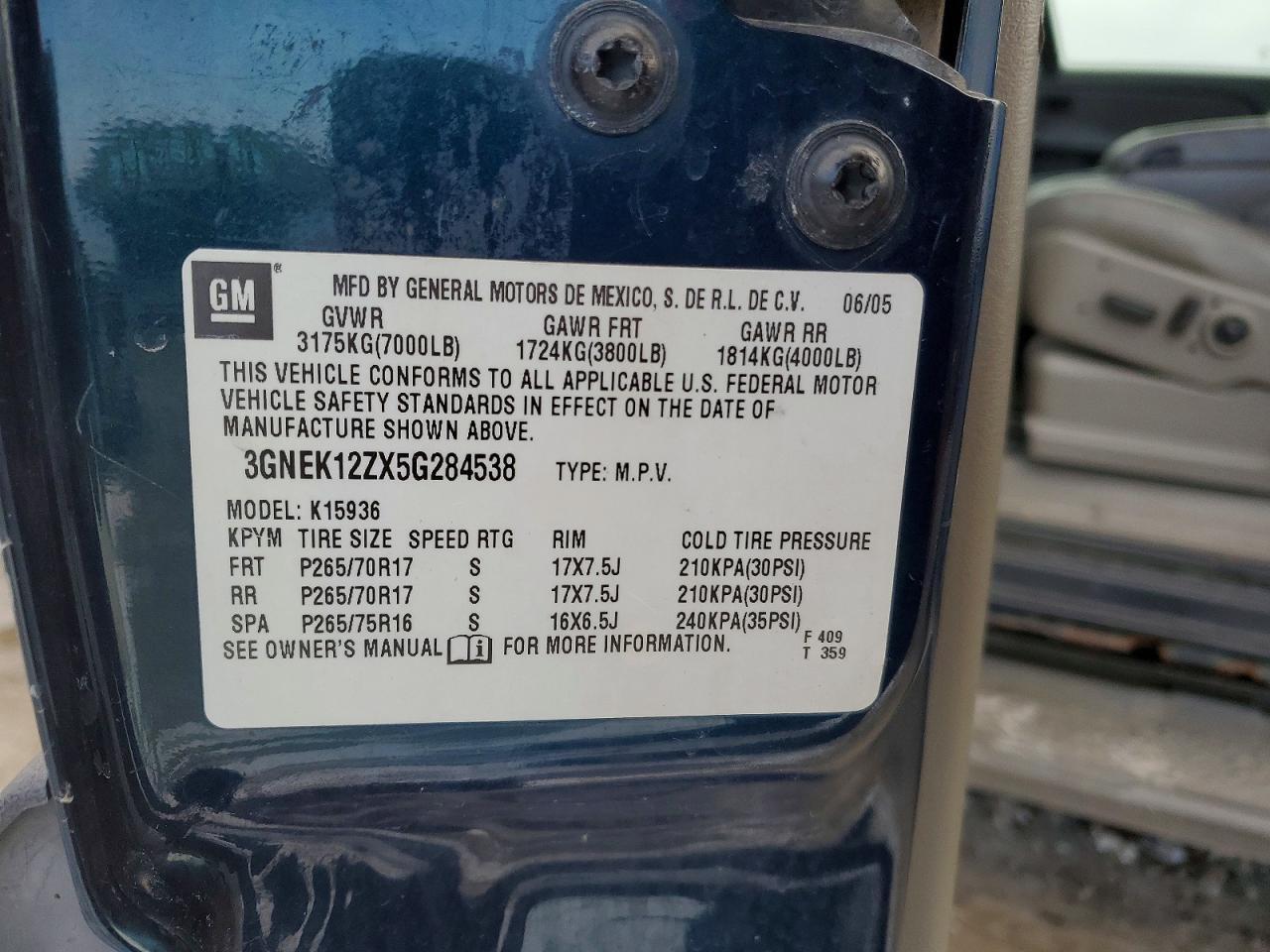 2005 Chevrolet Avalanche K1500