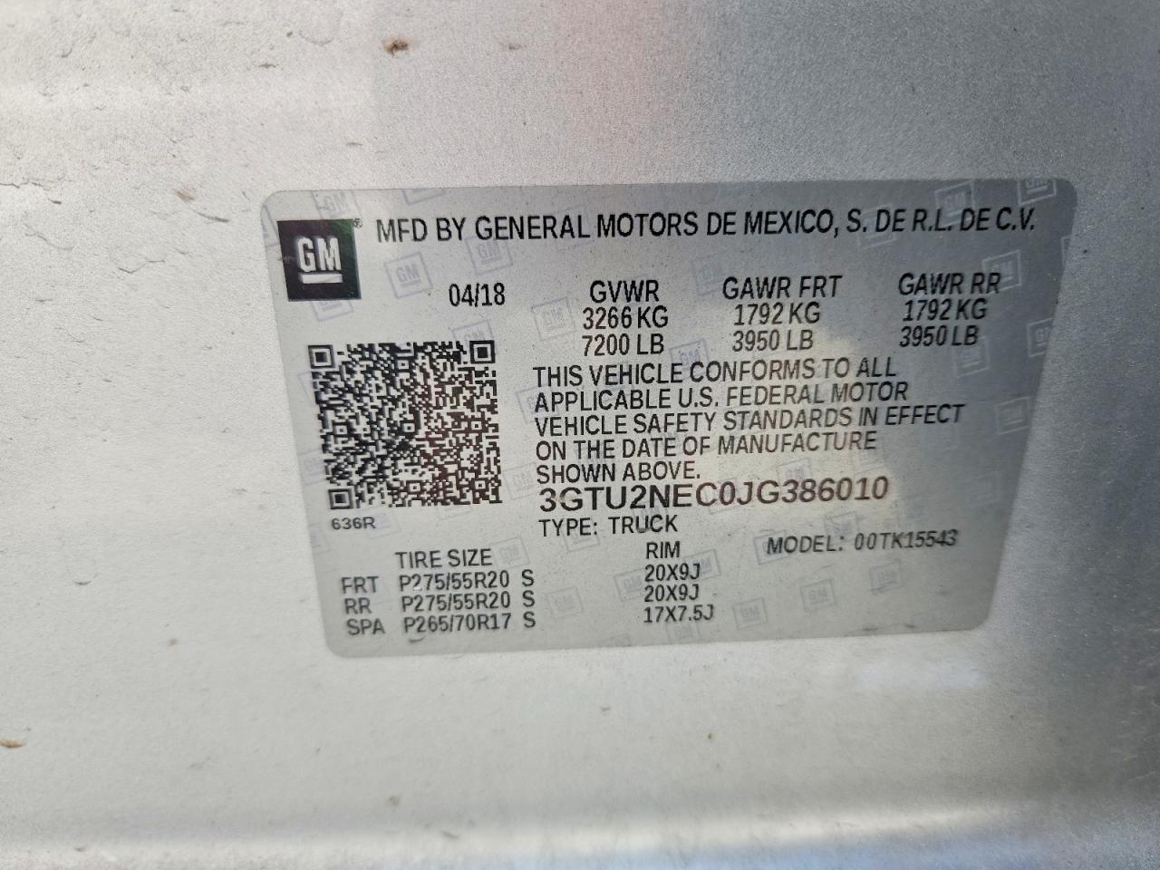 2018 GMC Sierra K1500 SLT