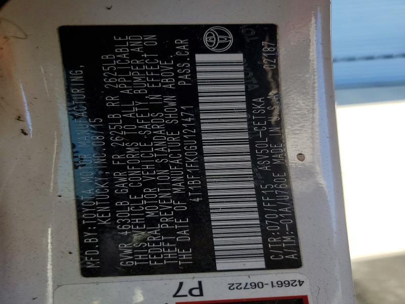 2016 Toyota Camry se