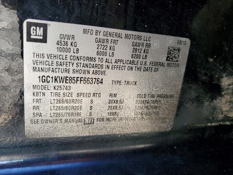 2015 Chevrolet Silverado K2500 Heavy Duty LTZ
