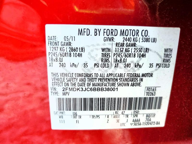 2011 Ford Edge sel