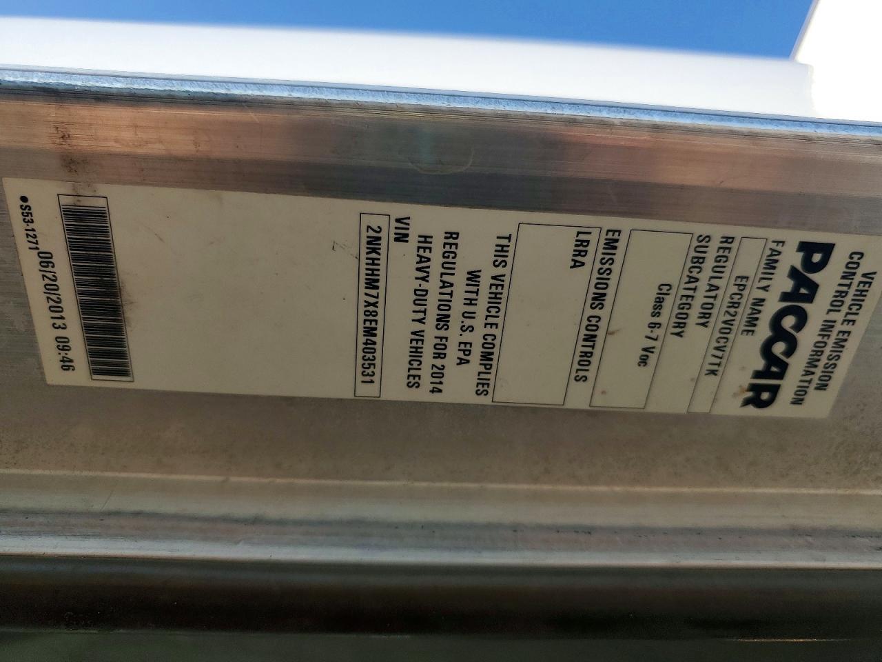 2014 Kenworth T370 BOX Truck