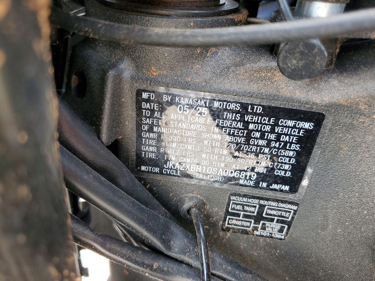 2025 Kawasaki ZX1100 H