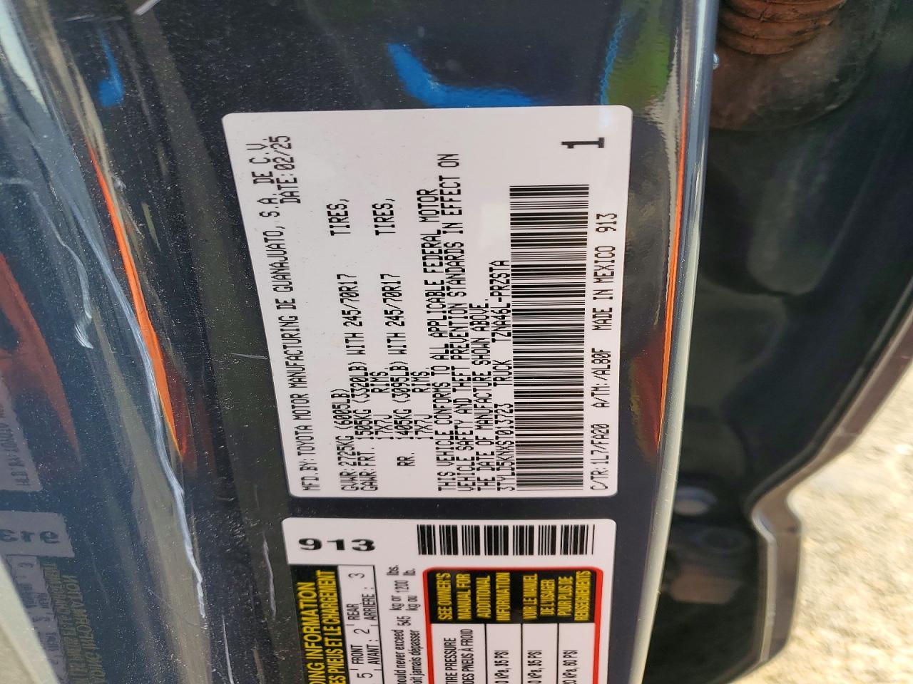 2025 Toyota Tacoma SR