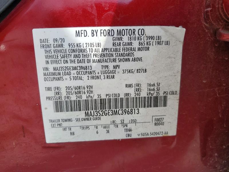 2021 Ford Ecosport se