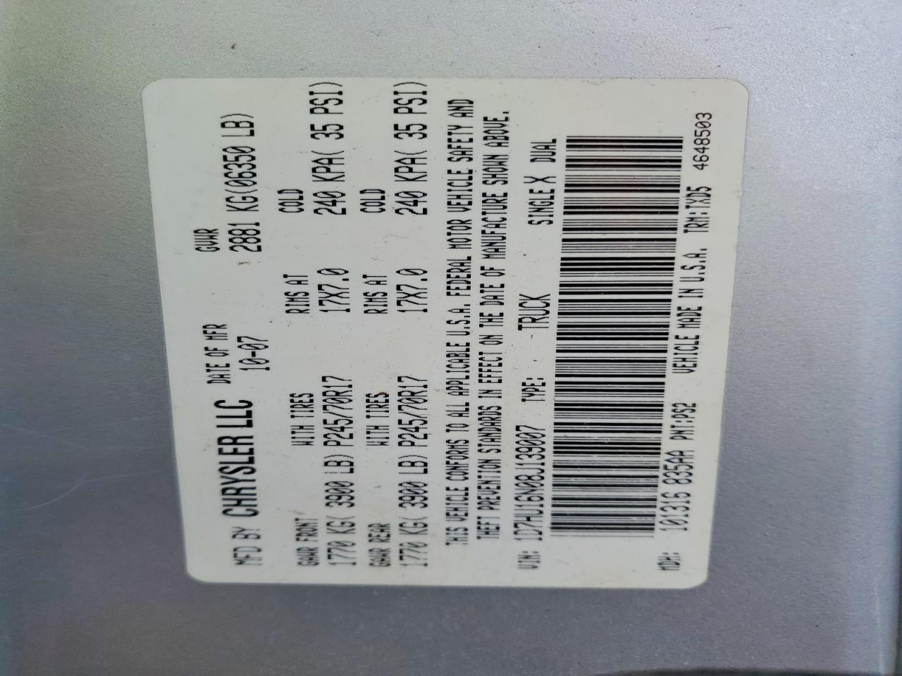 2008 Dodge RAM 1500 ST