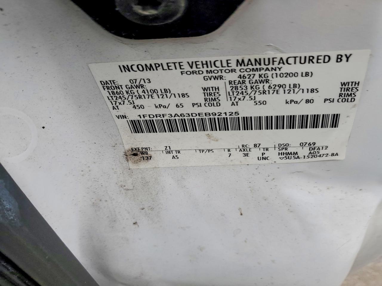 2013 Ford F350 Super Duty