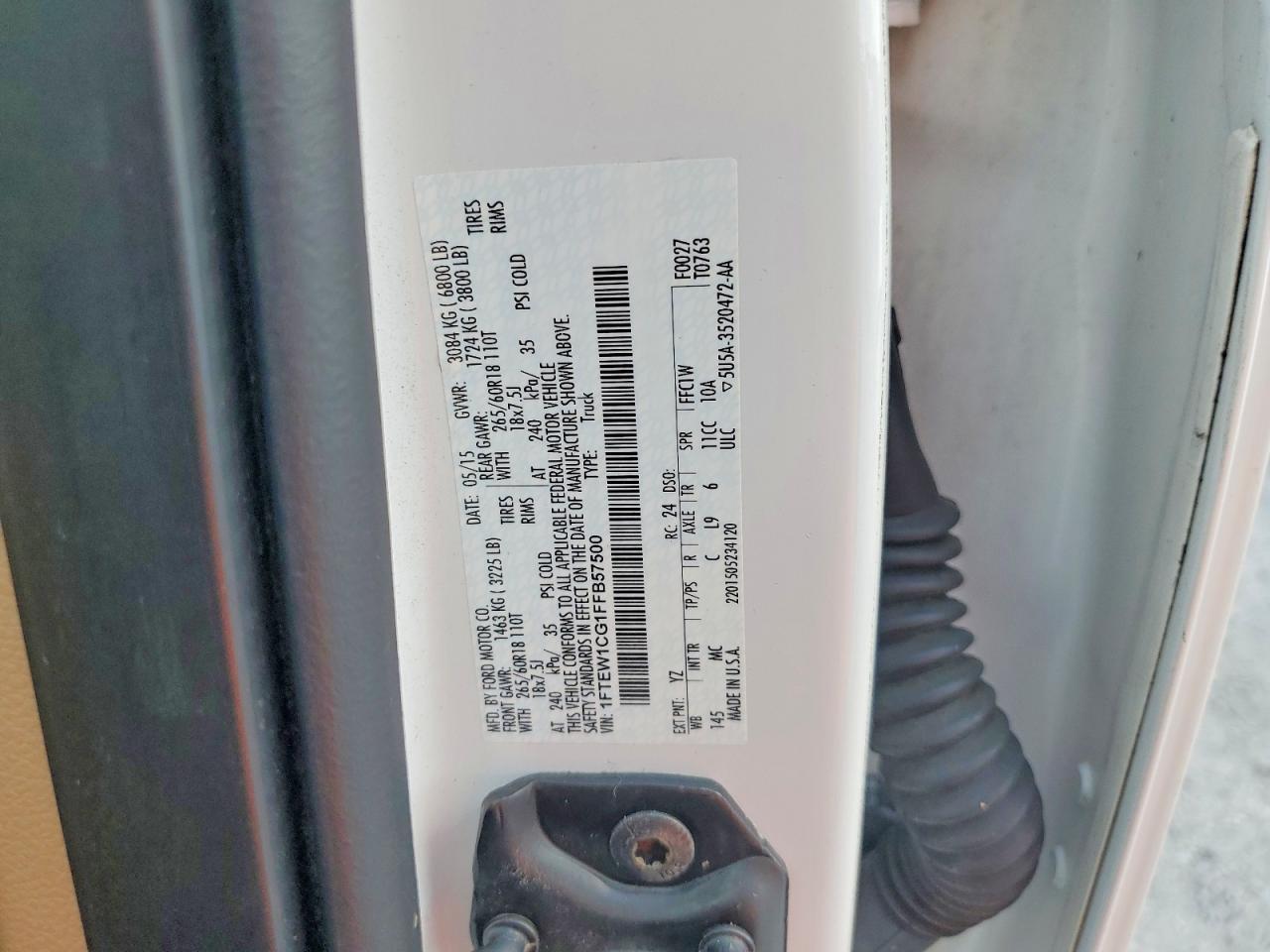 2015 Ford F150 Supercrew