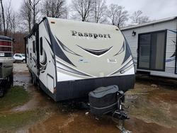 Salvage trucks for sale at Ellwood City, PA auction: 2019 Keystone 2019 Keystone Passport Camper