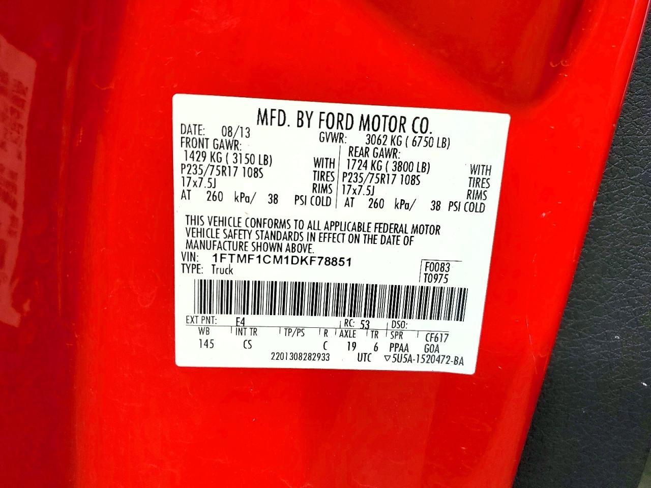 2013 Ford F150