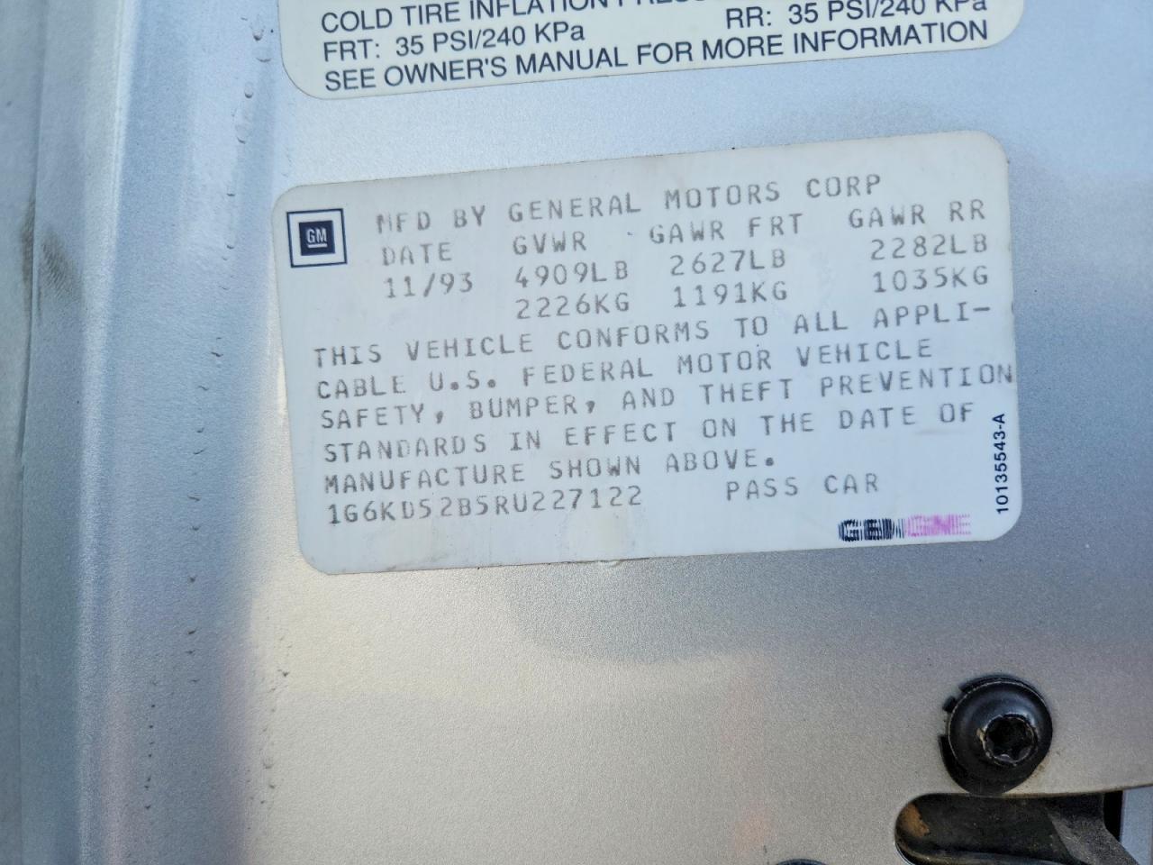 1994 Cadillac Deville