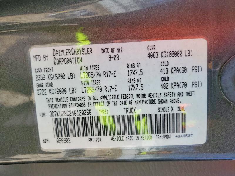 2004 Dodge RAM 2500 ST
