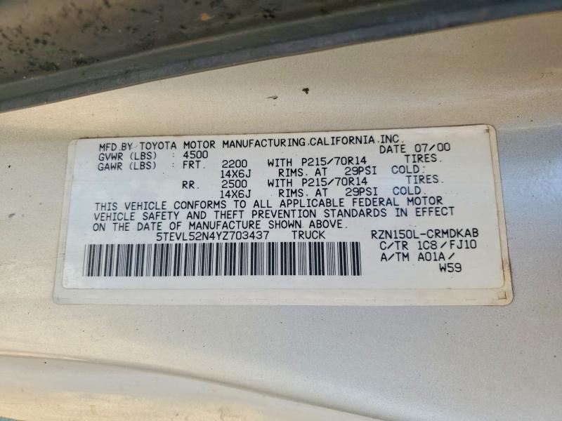 2000 Toyota Tacoma Base