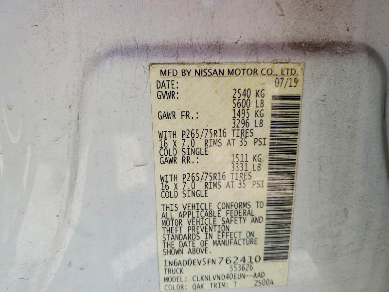 2015 Nissan Frontier PRO-4X