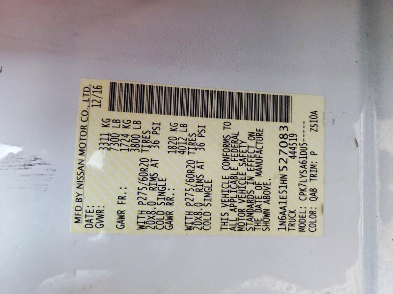 2017 Nissan Titan Platinum Reserve