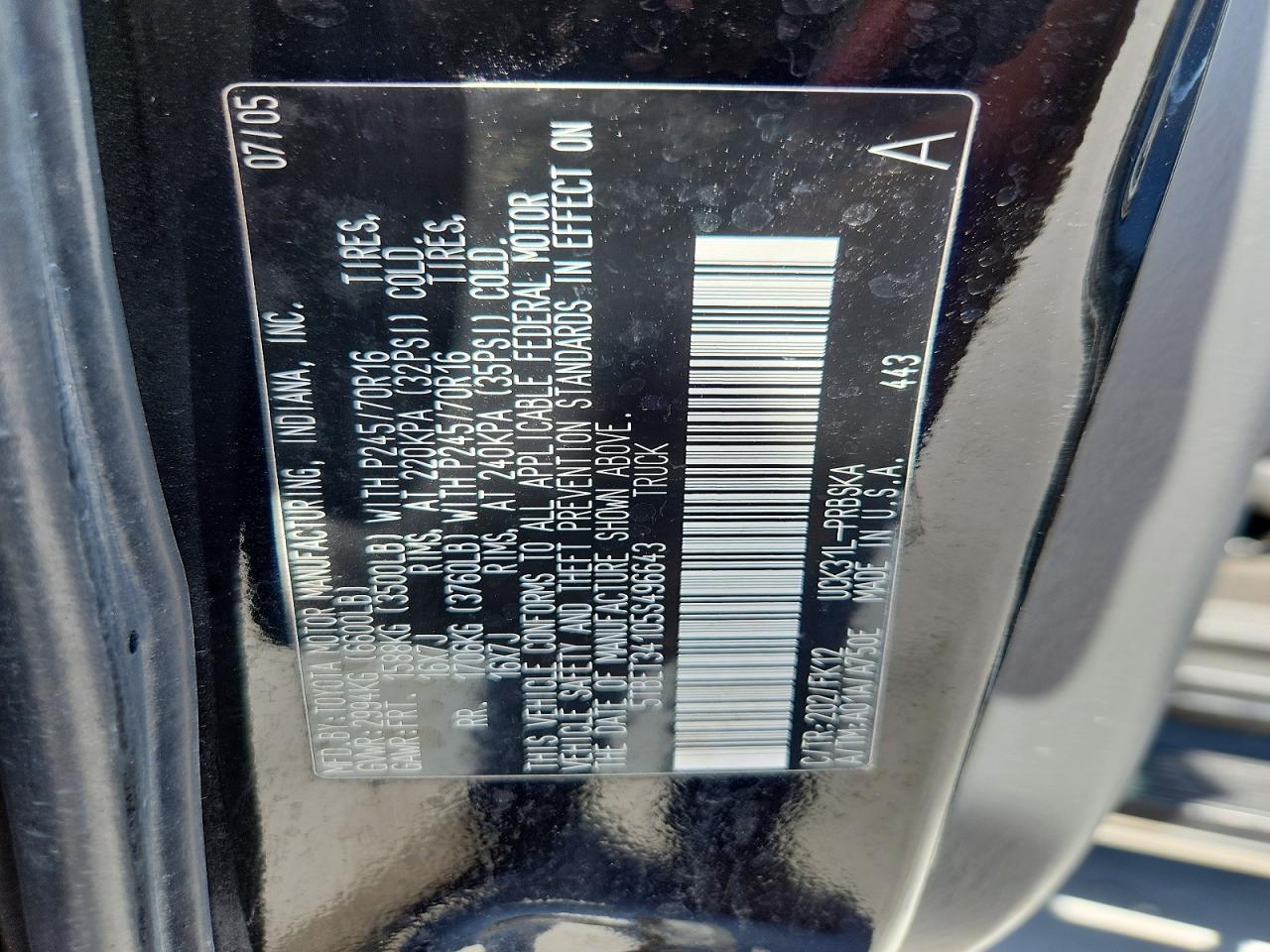 2005 Toyota Tundra SR5