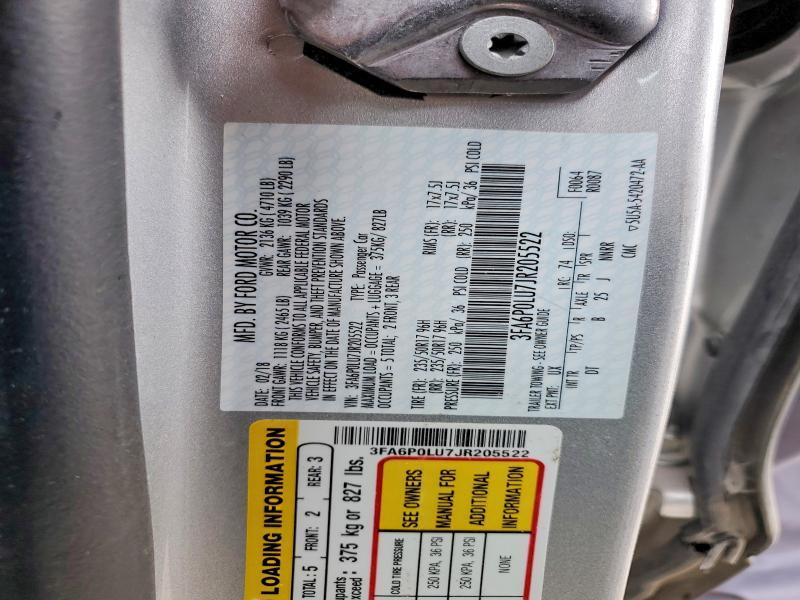 2018 Ford Fusion se Hybrid