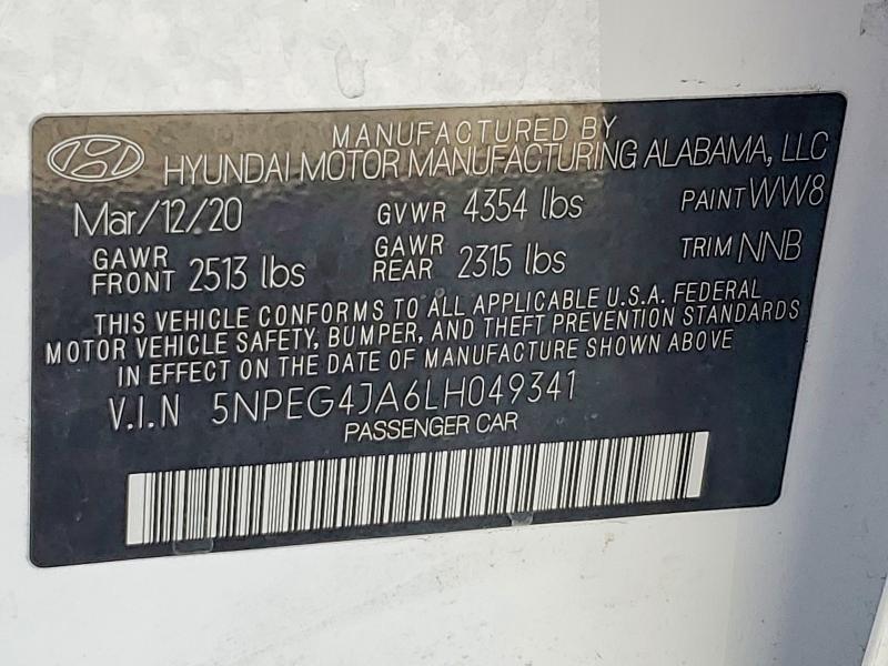 2020 Hyundai Sonata se