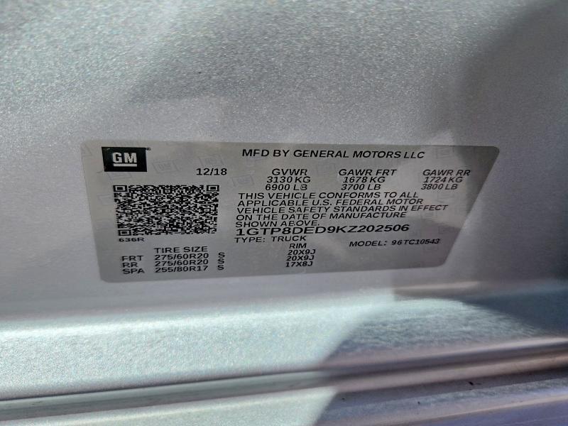 2019 GMC Sierra C1500 SLT