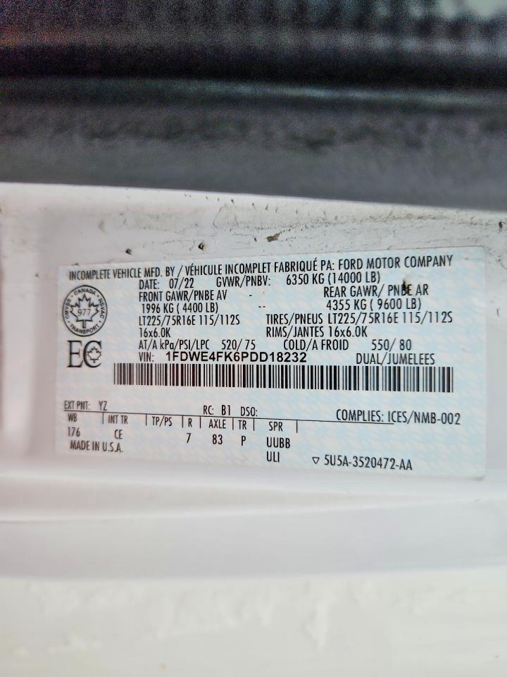 2023 Ford Econoline E450 Super Duty Cutaway Van
