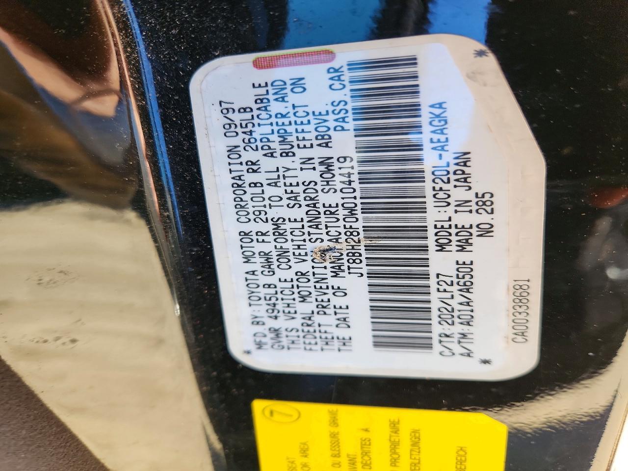 1998 Lexus Ls 400 Base