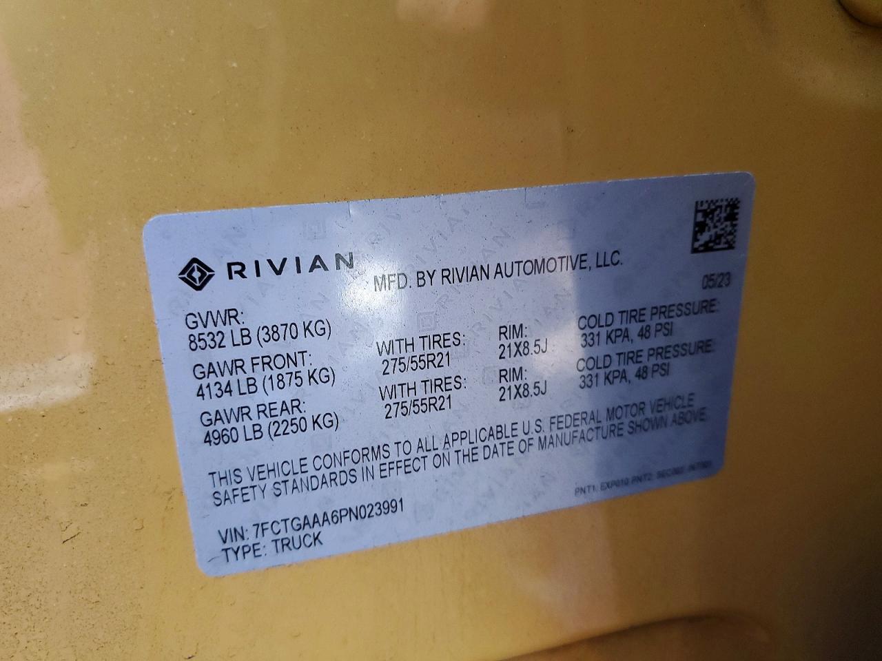 2023 Rivian R1T Adventure