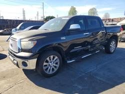 Salvage cars for sale from Copart Wilmington, CA: 2013 Toyota Tundra Platinum