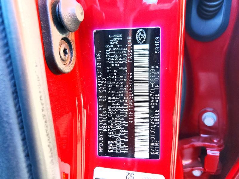 2020 Toyota Camry xle