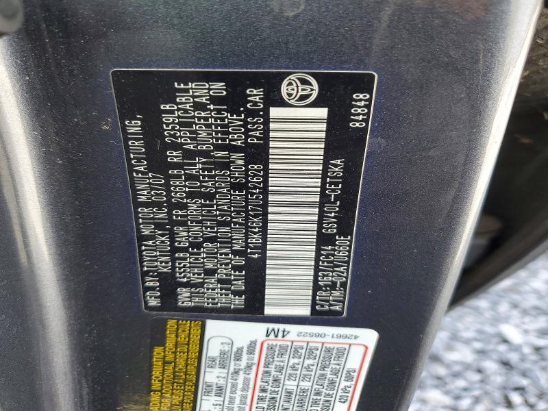 2007 Toyota Camry se V6