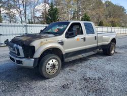 Salvage trucks for sale at Loganville, GA auction: 2008 Ford F-450CREW 4X4 35 SD