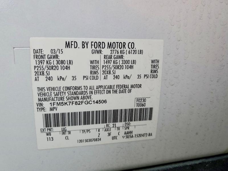 2015 Ford Explorer Limited