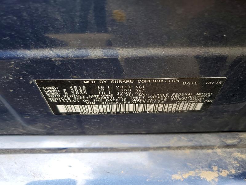 2019 Subaru Legacy 2.5i Premium