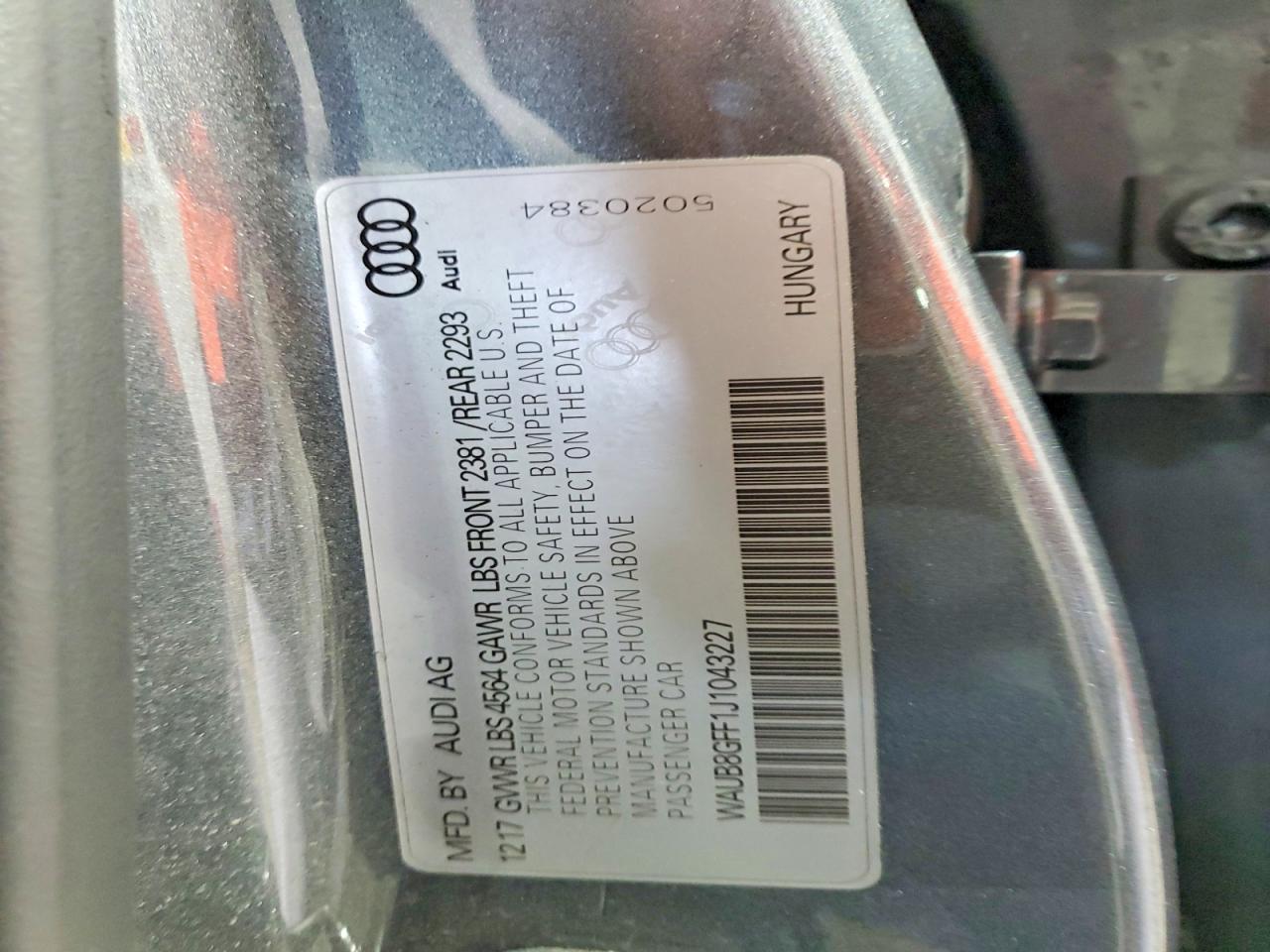 2018 Audi A3 Premium