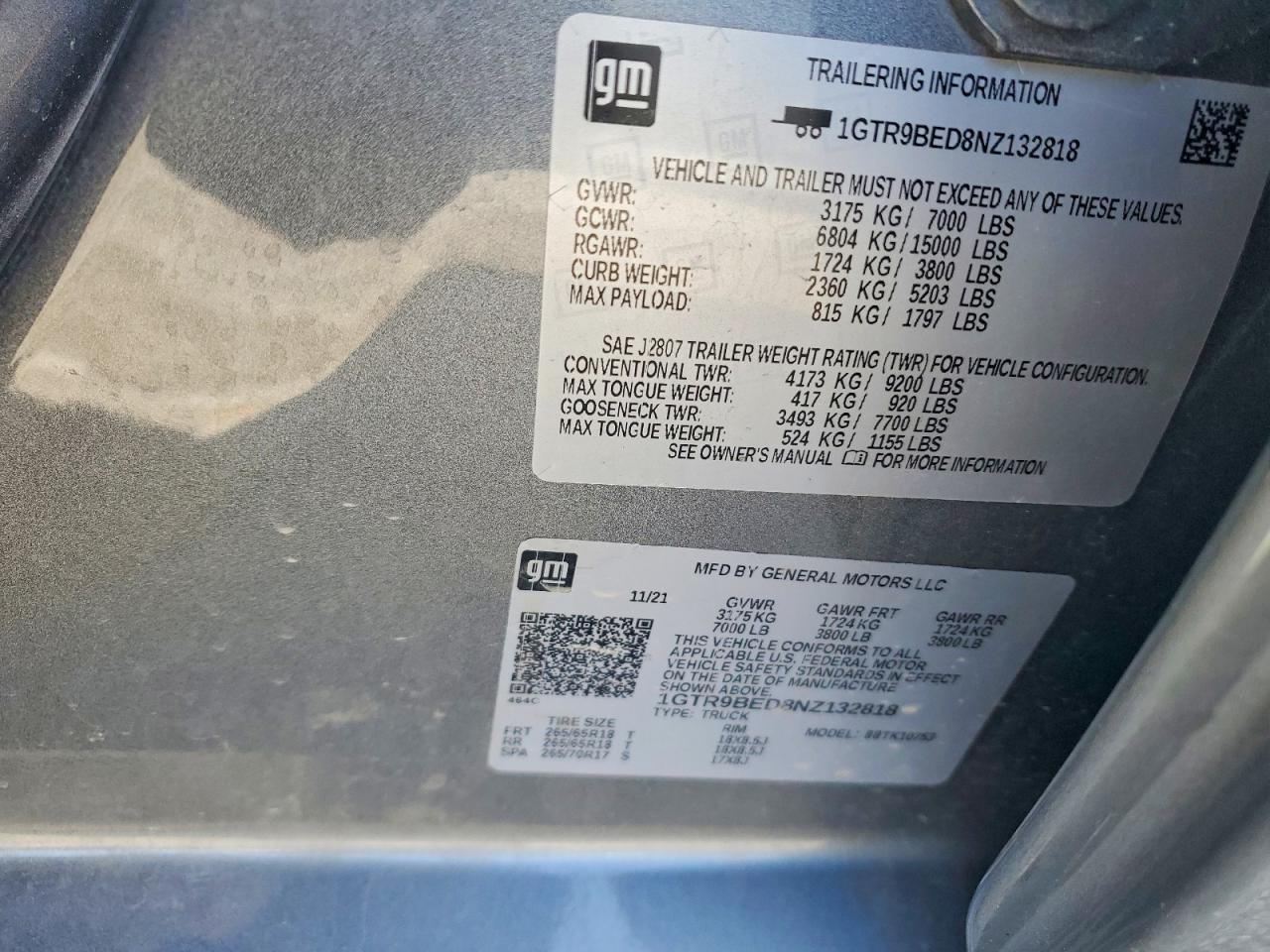 2022 GMC Sierra Limited K1500 SLE