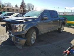 Ford f150 Supercrew salvage cars for sale: 2017 Ford F150 Supercrew