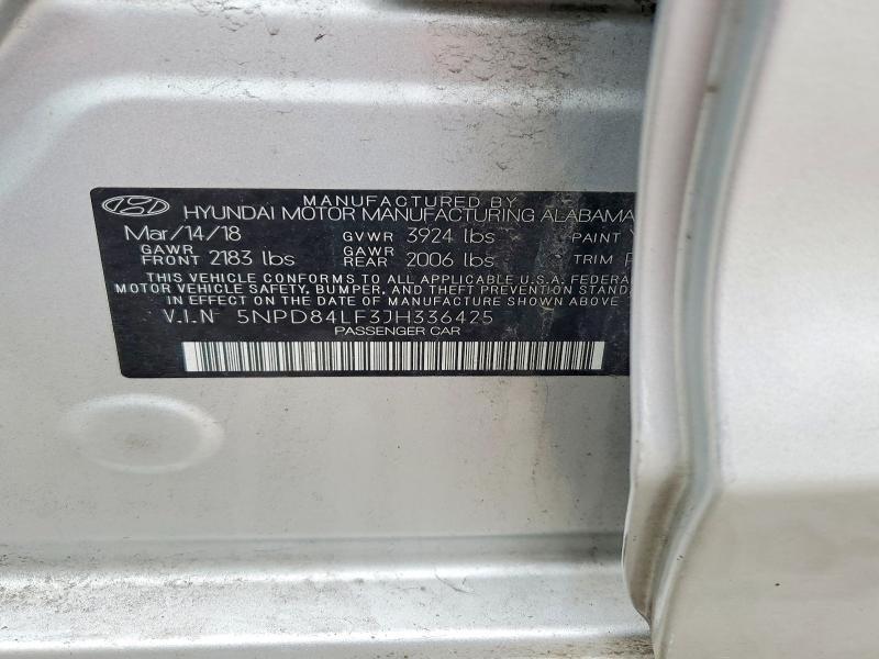 2018 Hyundai Elantra sel