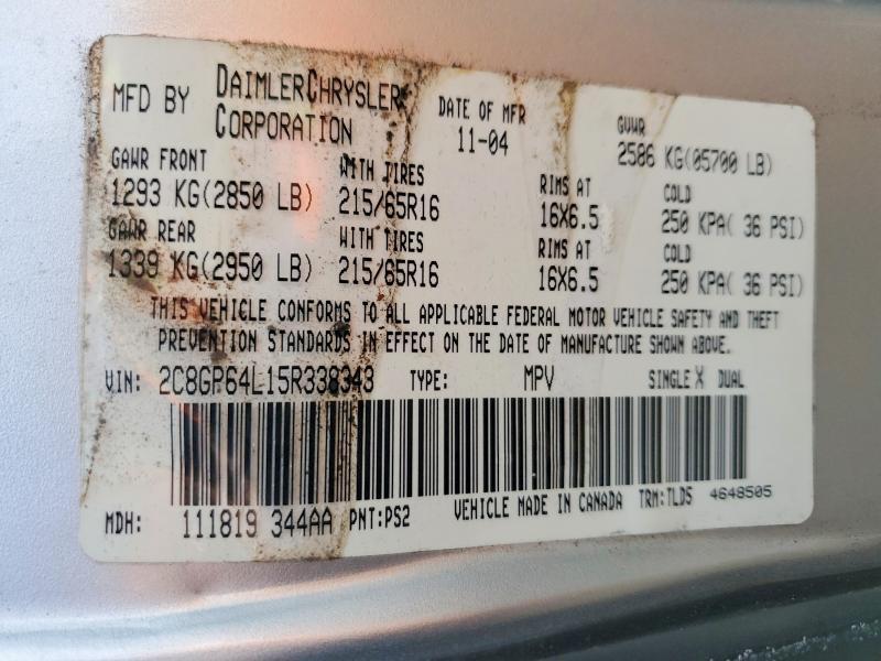 2005 Chrysler Town & Country Limited