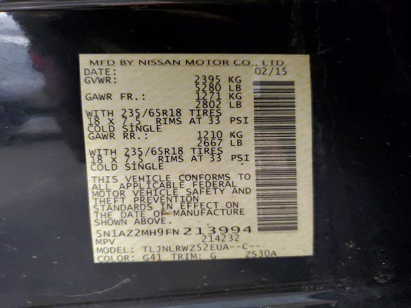 2015 Nissan Murano sl