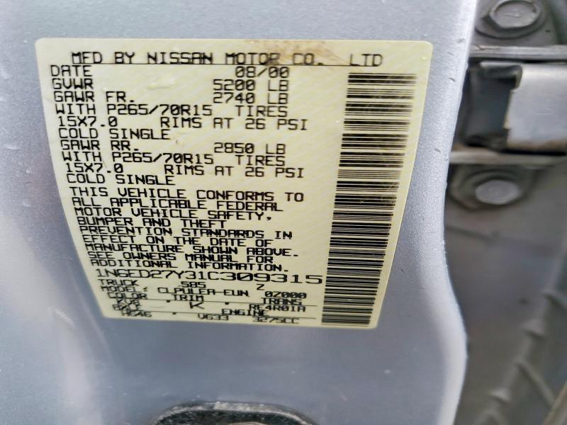 2001 Nissan Frontier XE
