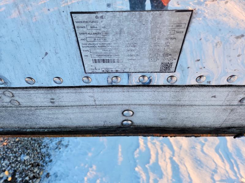 2015 Great Dane 2015 Great Dane Refrigerated Van Trailer