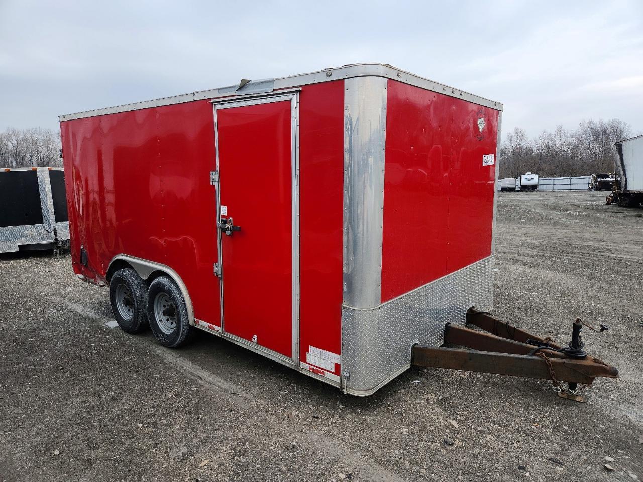 2021 Diamond Cargo 2021 Diamond Builders TRA 7X16 Enclosed Cargo