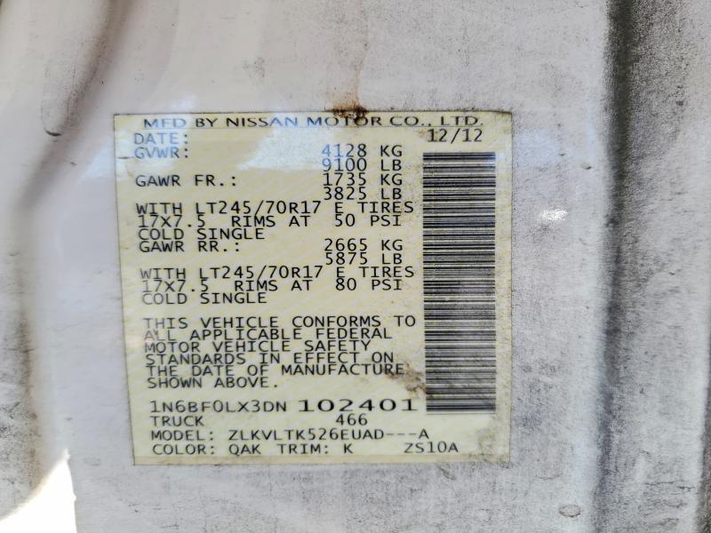 2013 Nissan NV 2500 Delivery Van