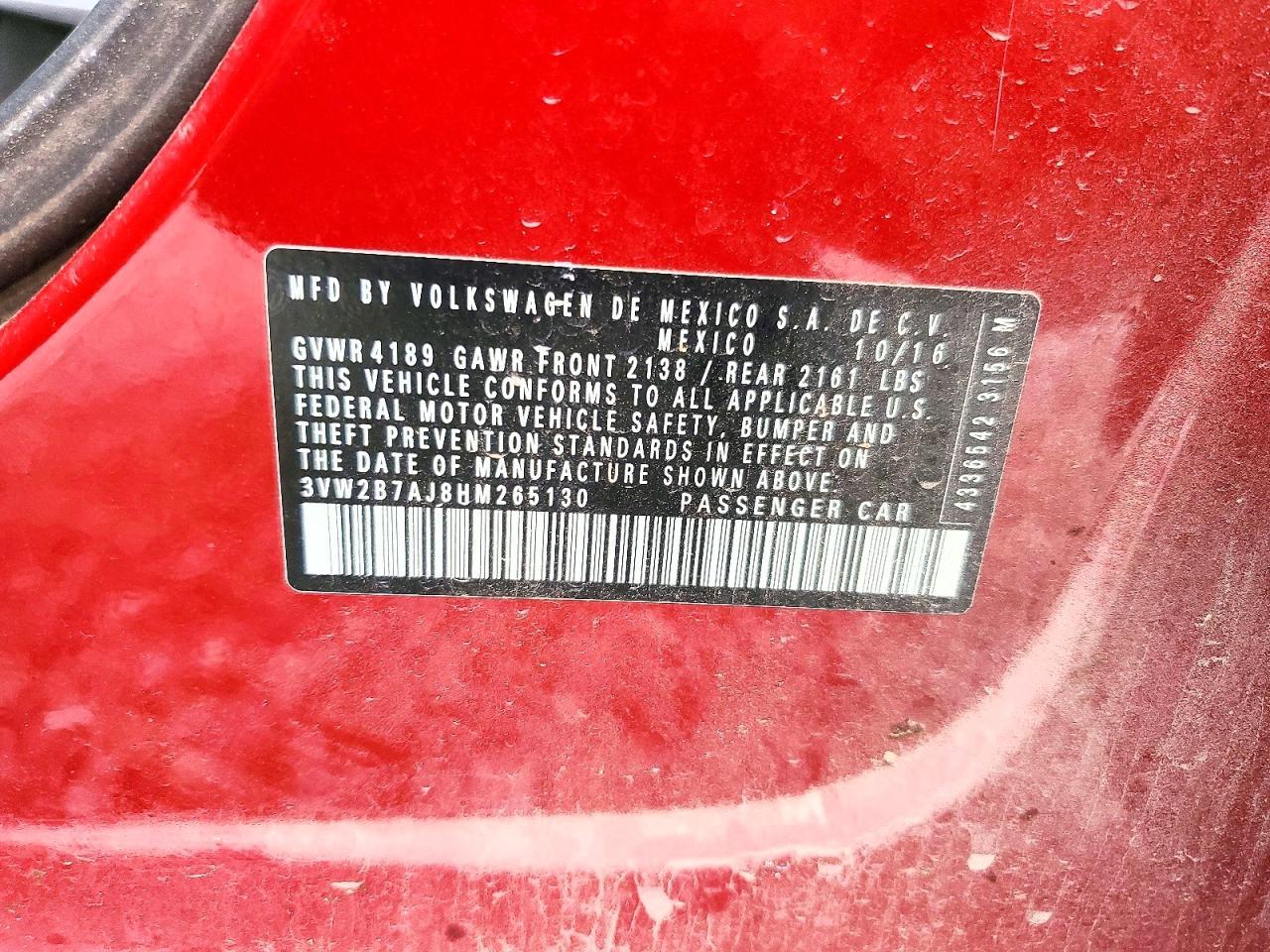 2017 Volkswagen Jetta s