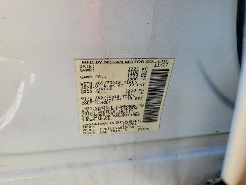 2018 Nissan Titan SV