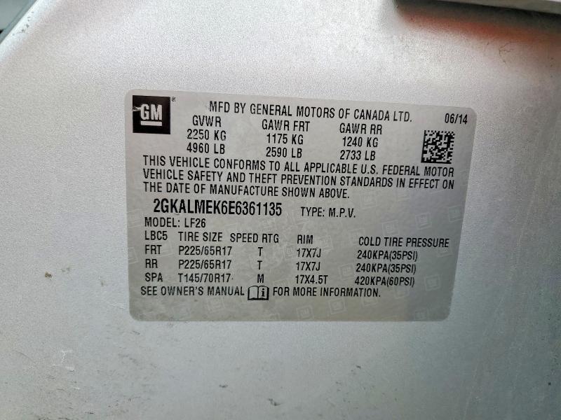 2014 GMC Terrain sle