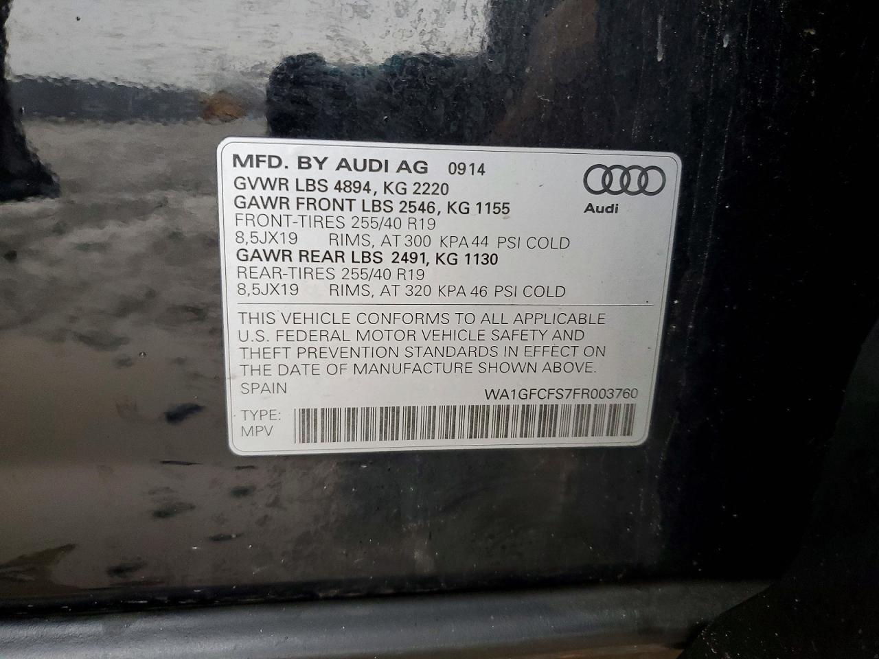 2015 Audi Q3 Prestige