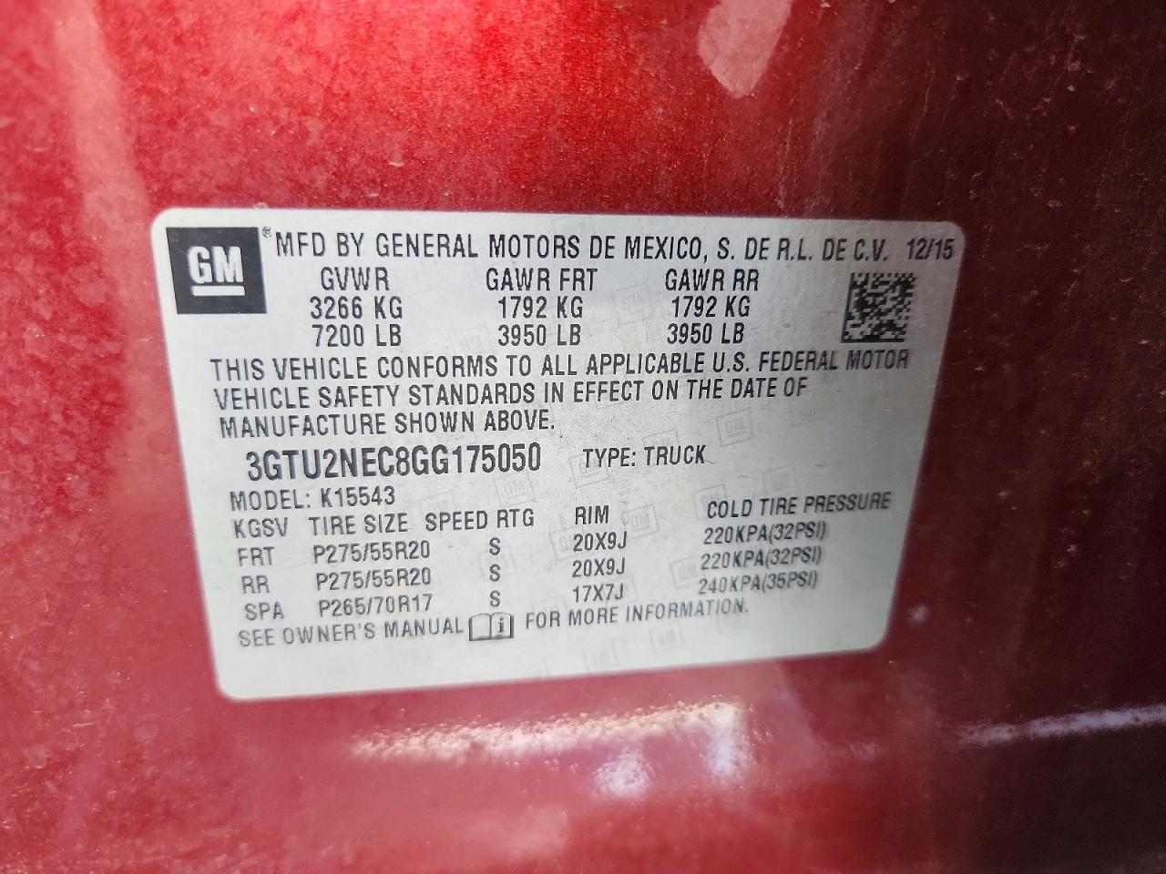 2016 GMC Sierra K1500 SLT